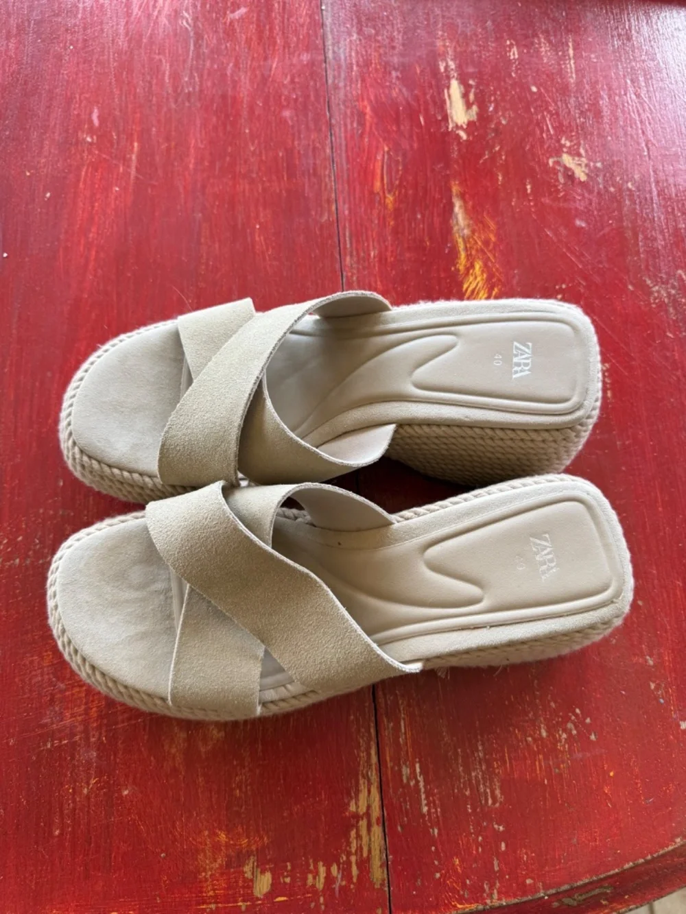 Zara wedges 40